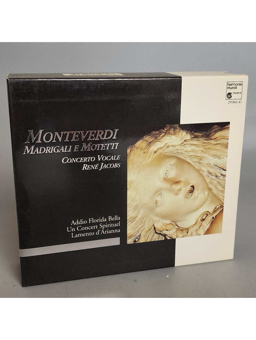 Monteverdi Madrigali e Motetti Addio Florida Bella Lamento d'Arianna 3-CD Box